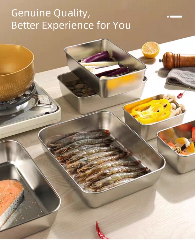 Stainless Steel Fresh-Keeping Storage Box xq (4)