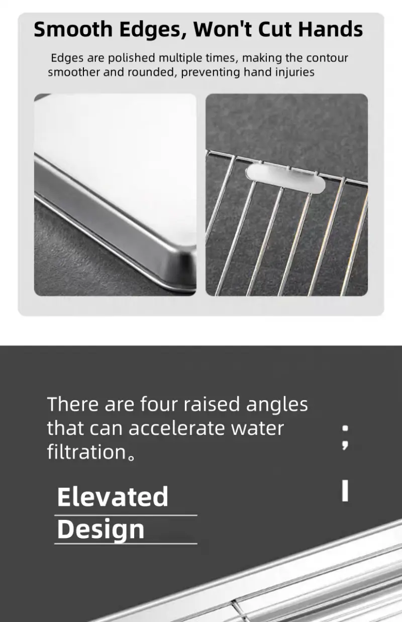 Stainless Steel Shallow Square Plates-detail (9)