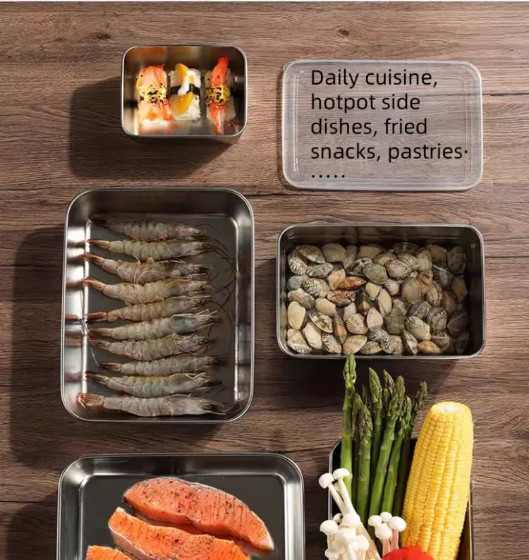 Stainless Steel Fresh-Keeping Storage Box xq (6)