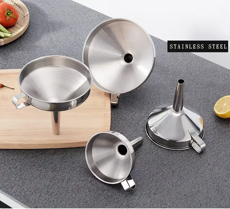 Kitchen Accessories Stainless Steel Kitchen Funnel (2).jpg