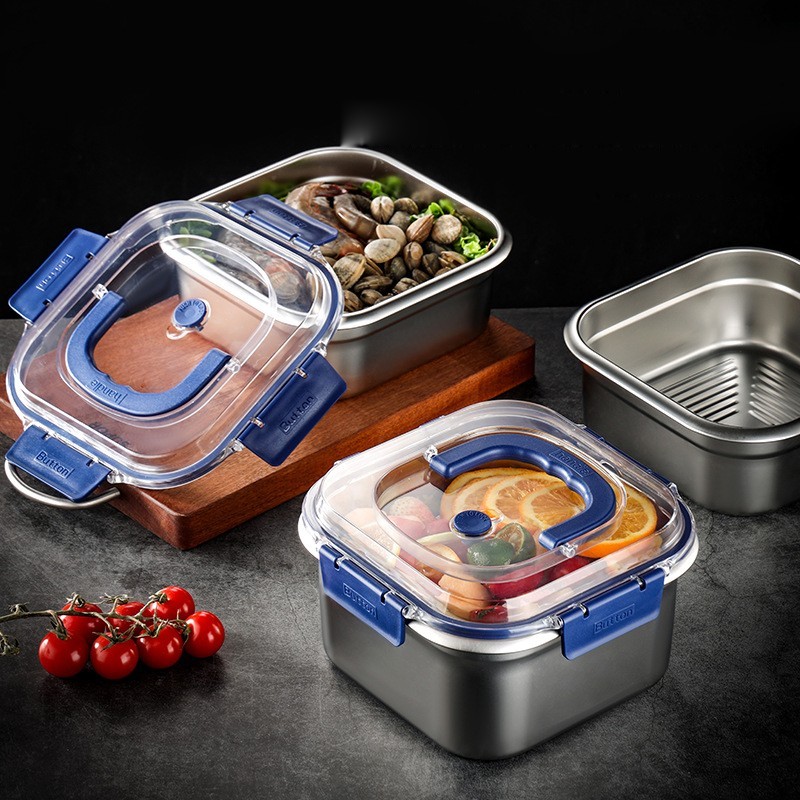 The Ultimate Kitchen Companion: ABS Plastic Cover Stainless Steel Crisper