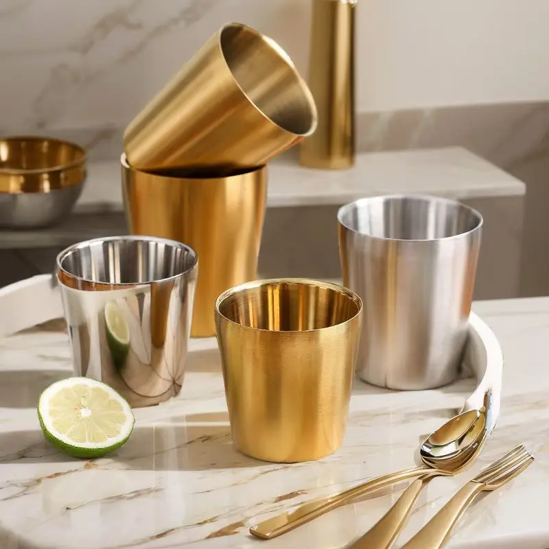 Stainless Steel Double-layer Water Cup